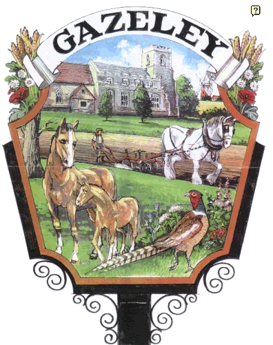 The design of a new village sign which we hope to erect during the Millennium year