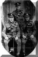 Fred Starling, on the left during the 1914-18 war. Fred was gamekeeper at Moulton Paddocks