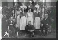 Moulton Paddocks house staff 1920s ** Click to view names..