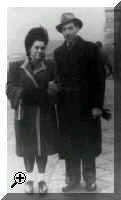 Sylvester Viehl, German Prisoner of war, with wife Else soon after return to Germany c1960