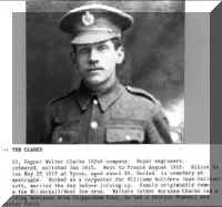 Sapper Walter Clarke 102nd Coy Royal Engineers