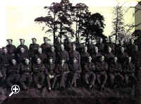 Detachment of The Royal Army Ordinance Corp on the Village Green 4th from left front row- Warrant Officer Armstrong; 7th. from left front row-Staff Sergeant West; 4th.from left back row-Ron Nichol - Simply click to enlarge... then use the [Back] button to return