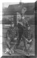 three soldiers by the village pump (courtesy Heather Harris) 