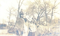Cutter Girls On Big Log